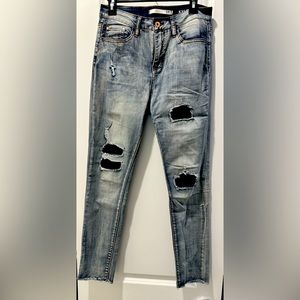 High Rise Curvy Skinny Jeans